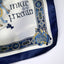 Book of Kells Signature Long Scarf in Navy, Blue & Beige