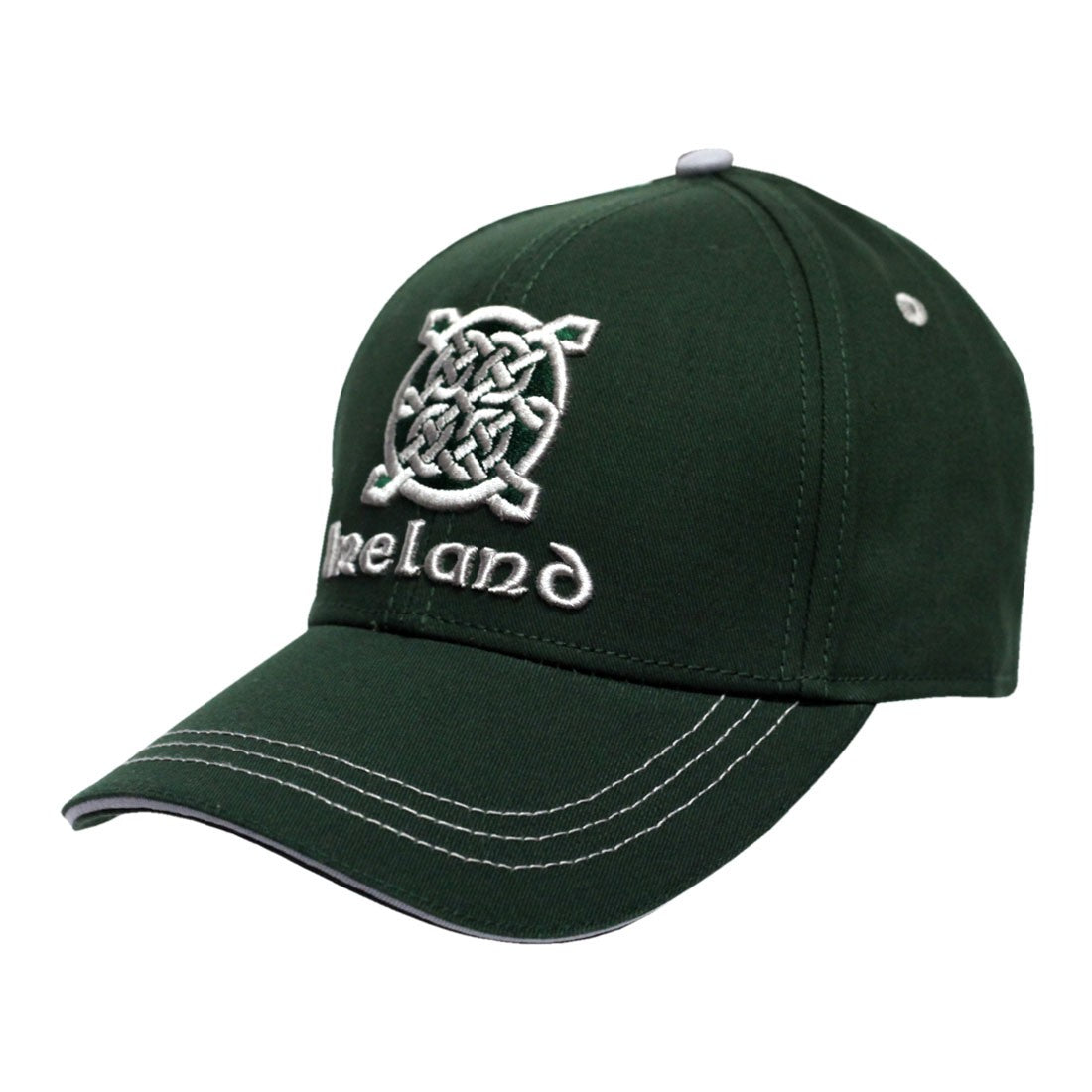 Bottle Green Ireland Celtic Knot Baseball Cap