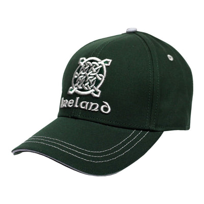 Bottle Green Ireland Celtic Knot Baseball Cap