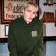 Celtic Knot 1/4 Zip Jumper in Sage