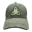 Celtic Knot Cord Baseball Cap in Green