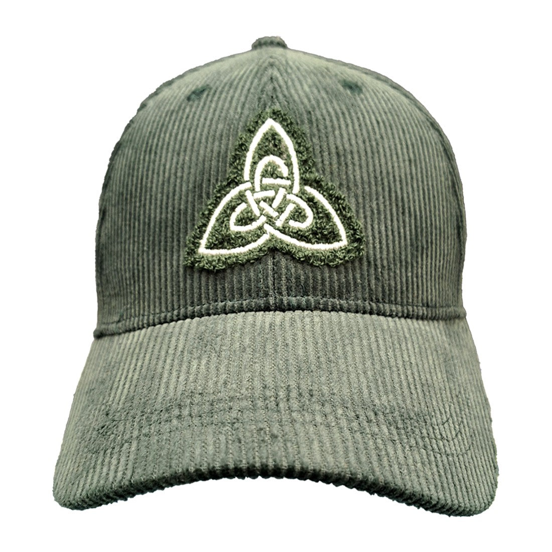 Celtic Knot Cord Baseball Cap in Green