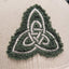 Celtic Knot Cord Baseball Cap in Cream