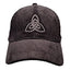 Celtic Knot Cord Baseball Cap in Black