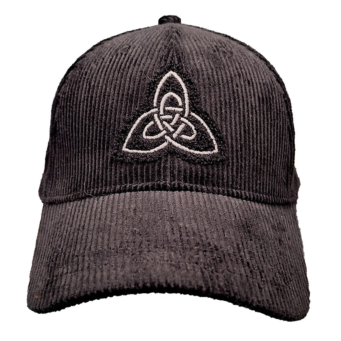 Celtic Knot Cord Baseball Cap in Black