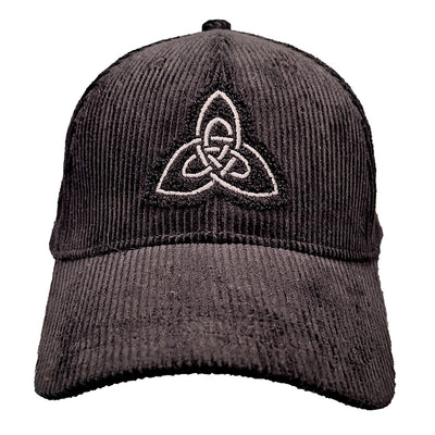 Celtic Knot Cord Baseball Cap in Black