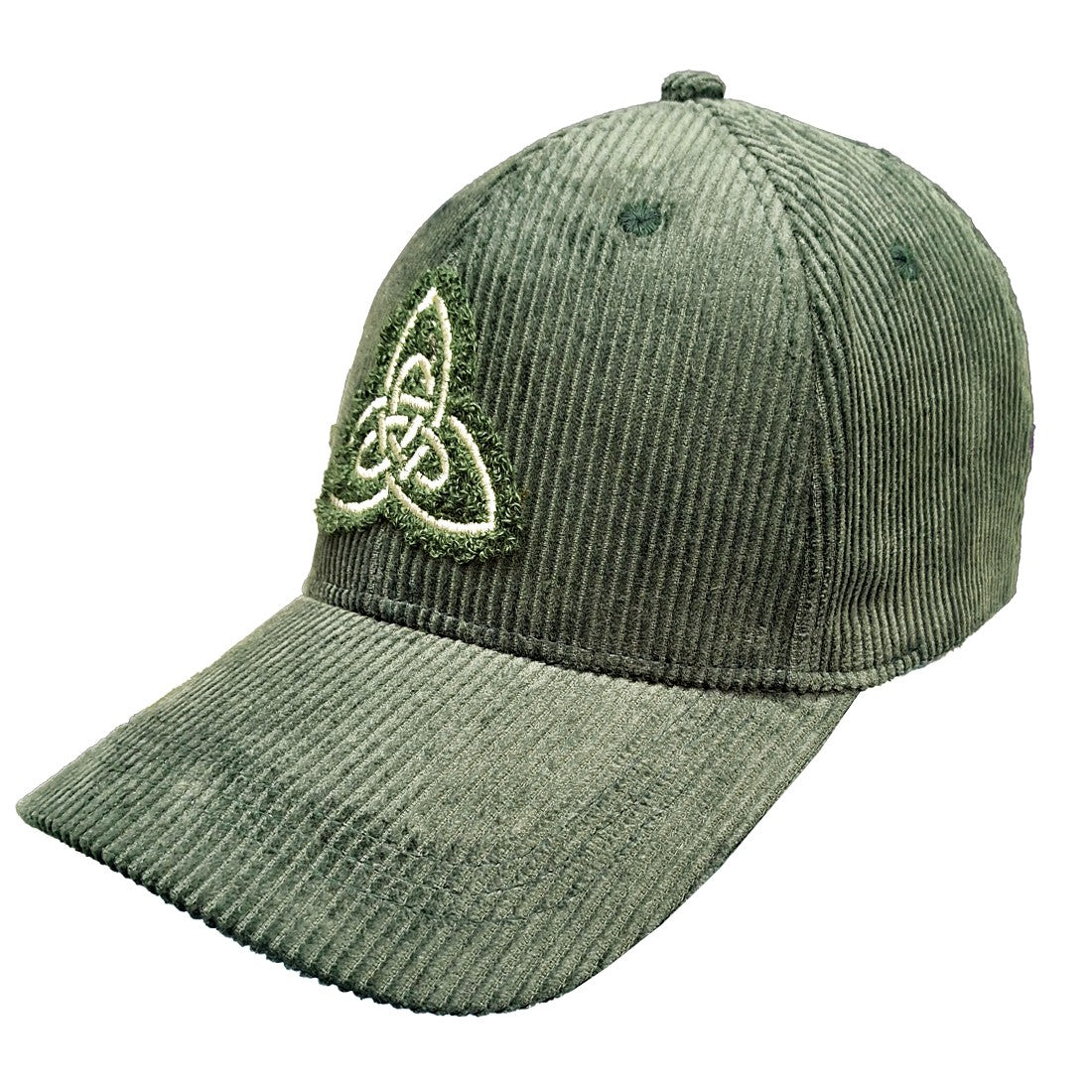Celtic Knot Cord Baseball Cap in Green