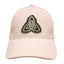 Celtic Knot Cord Baseball Cap in Cream