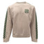 Celtic Knot Crew Neck Jumper in Stone