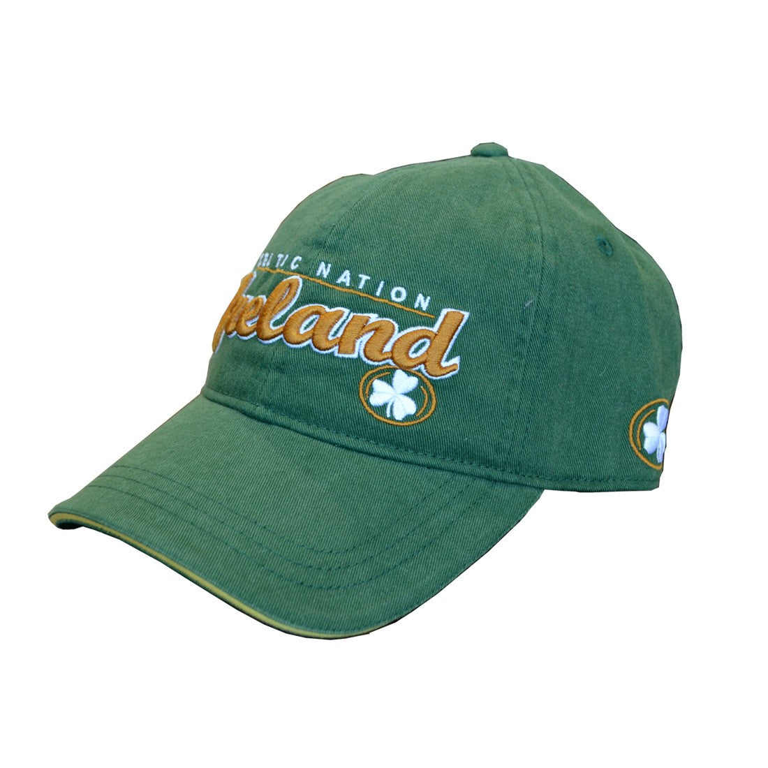Celtic Nation Baseball Cap in Bottle Green & Gold