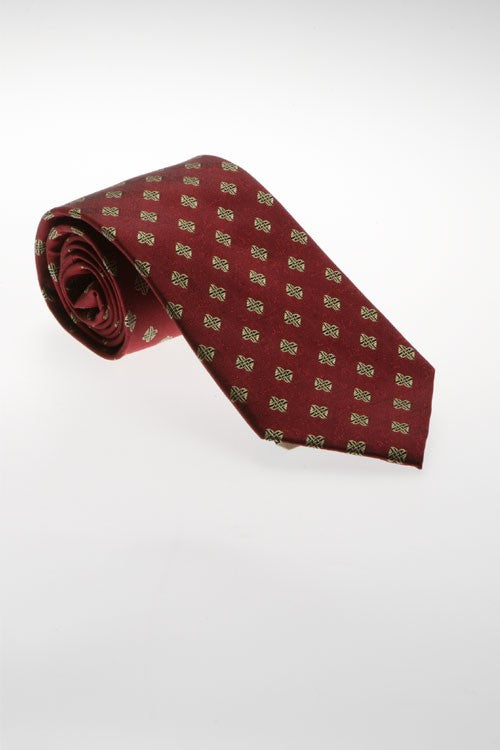 Celtic Origins Silk Tie in Red