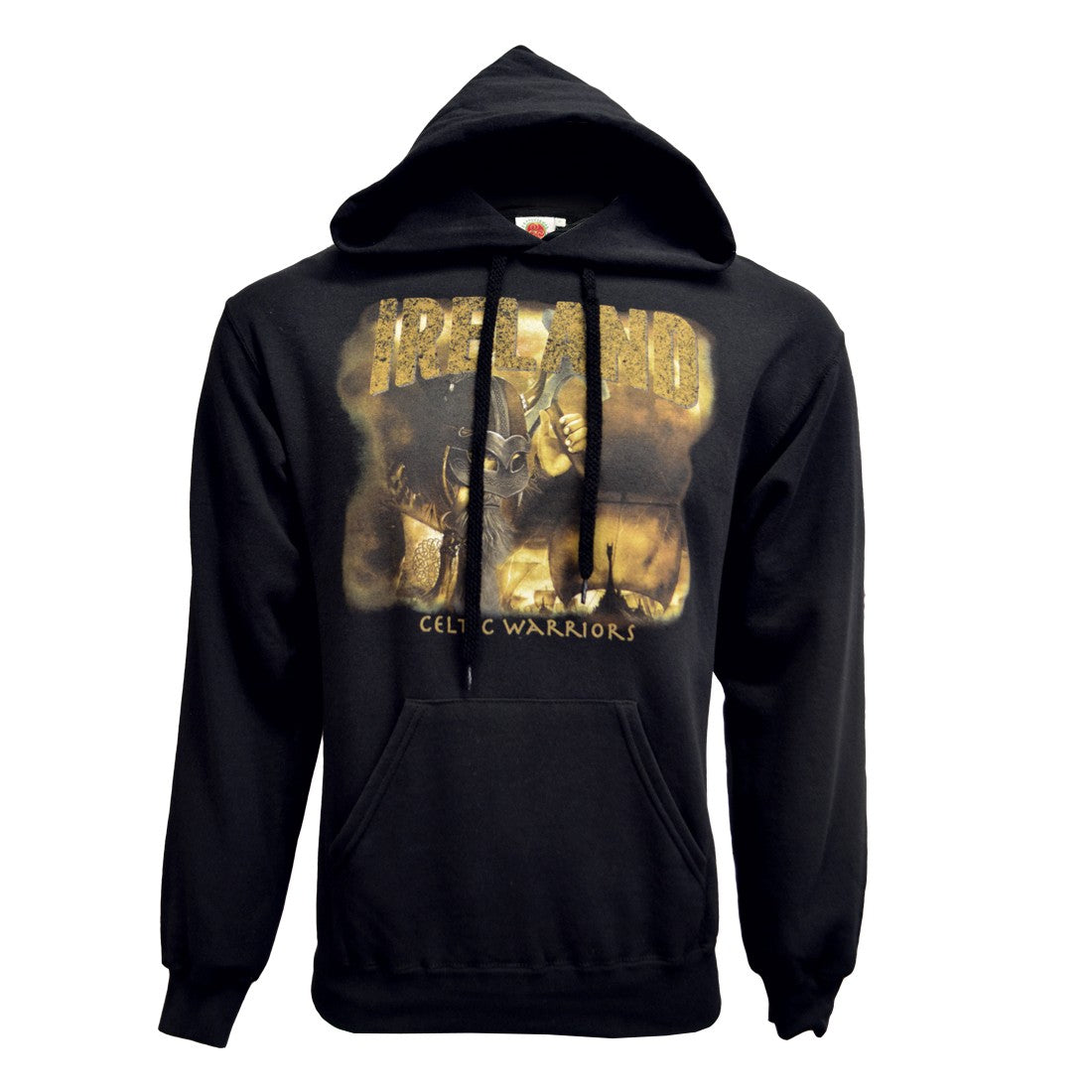 Ireland Celtic Warriors Hoodie in Black