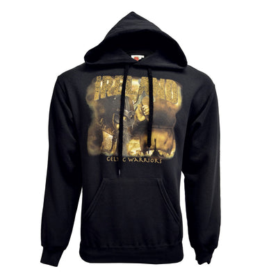 Ireland Celtic Warriors Hoodie in Black