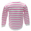 Cerise Pink/ White Stripe 2 Way Sequin Sheep Kids Sweatshirt
