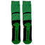 Chenille Leprechaun Mens Socks in Green & Black