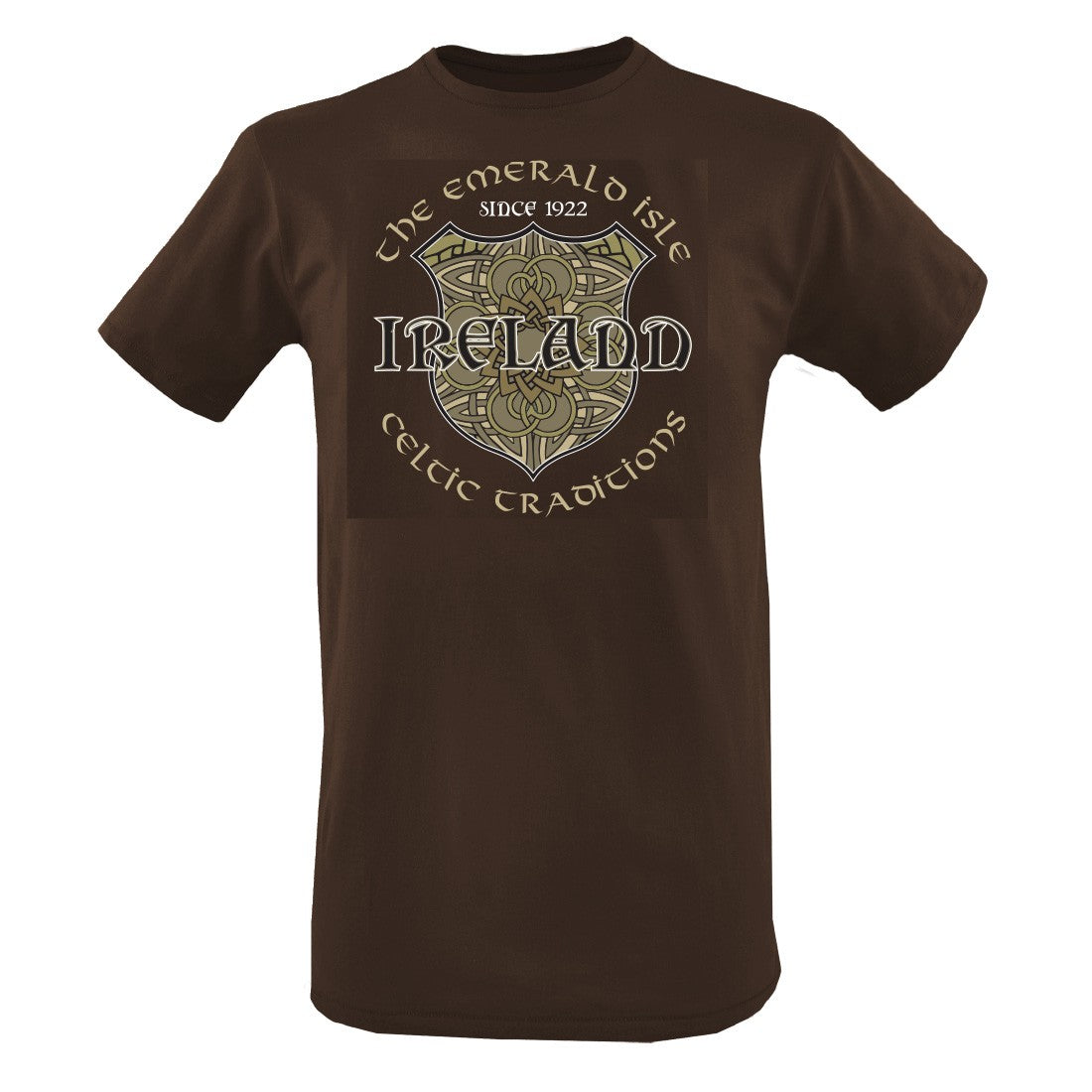 Chocolate Brown Emerald Isle T-shirt