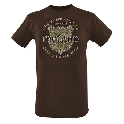 Chocolate Brown Emerald Isle T-shirt