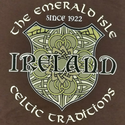 Chocolate Brown Emerald Isle T-shirt
