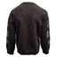 Claddagh Crew Neck Jumper in Black & Grey