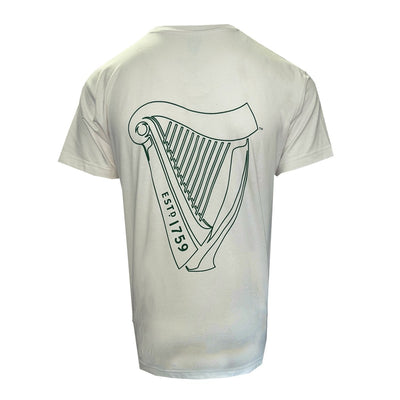 Cream and Spring Green Official Guinness T-Shirt