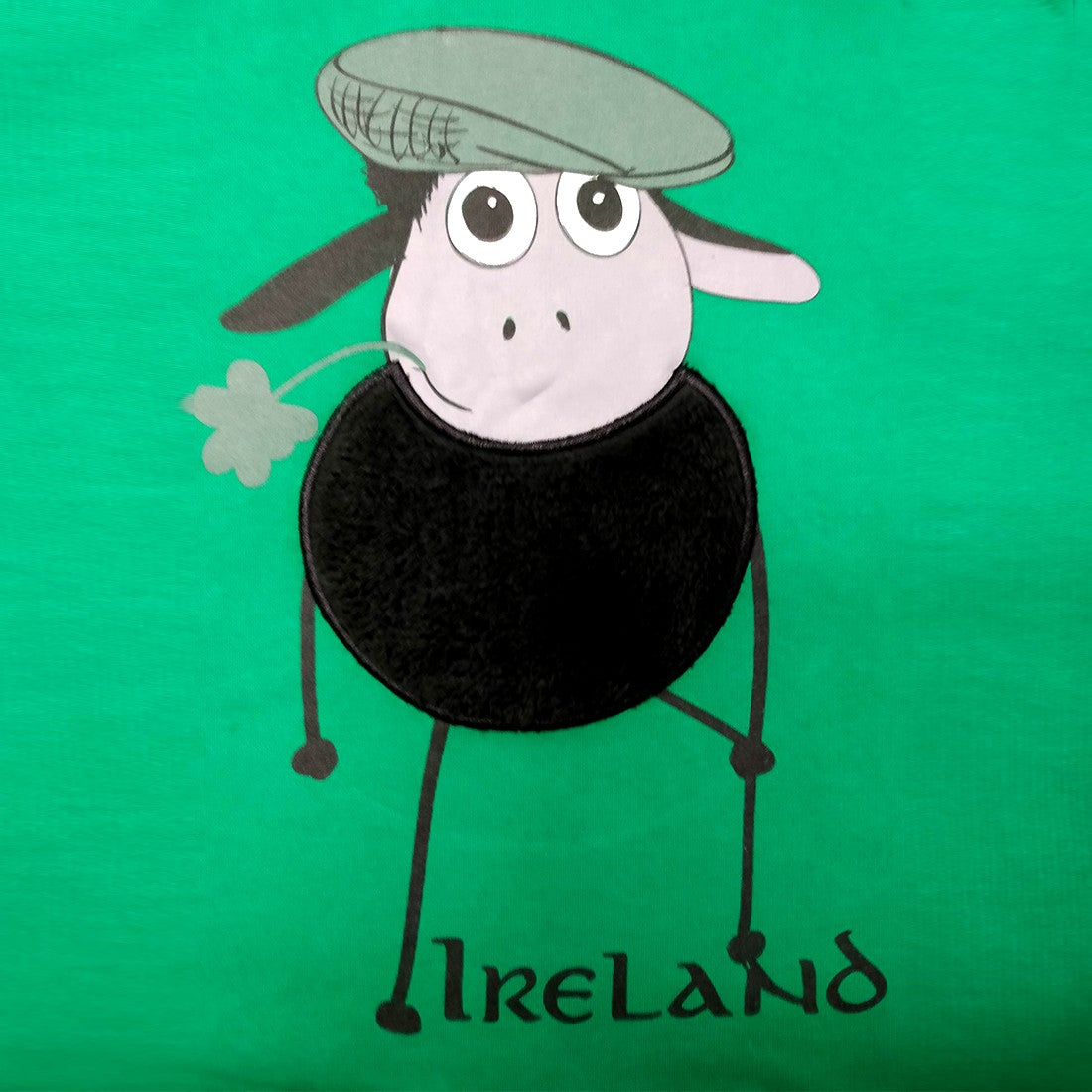 Emerald Green/ Black Farmer Sheep Raglan Hoody