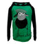 Emerald Green/ Black Farmer Sheep Raglan Hoody
