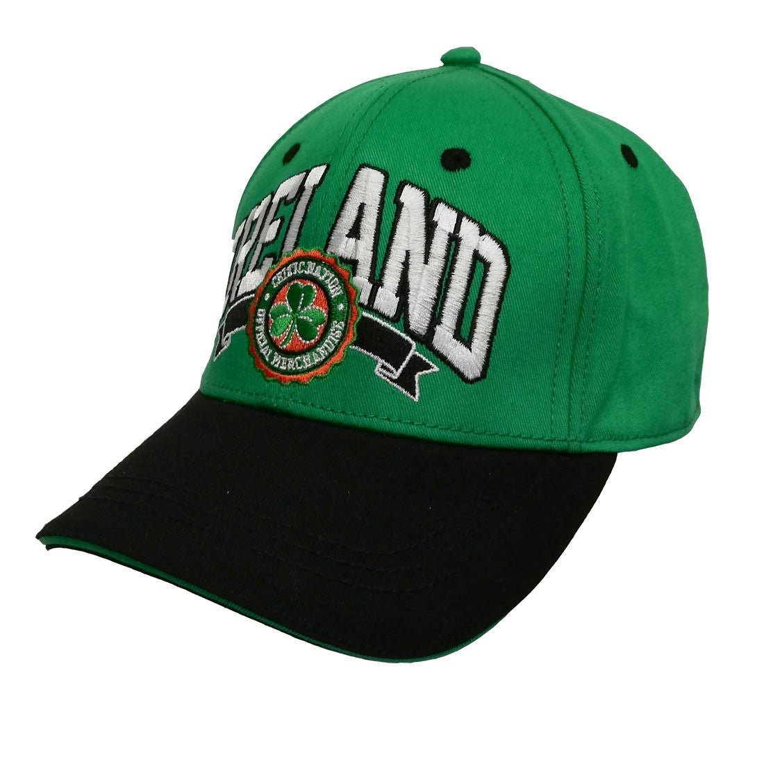 Emerald Green & Navy Ireland Crest Baseball Cap