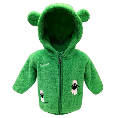 Flaherty Baby Full Zip Fleece in Emerald Green