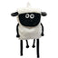 Flaherty Flock Sheep Plush Bag in White & Black
