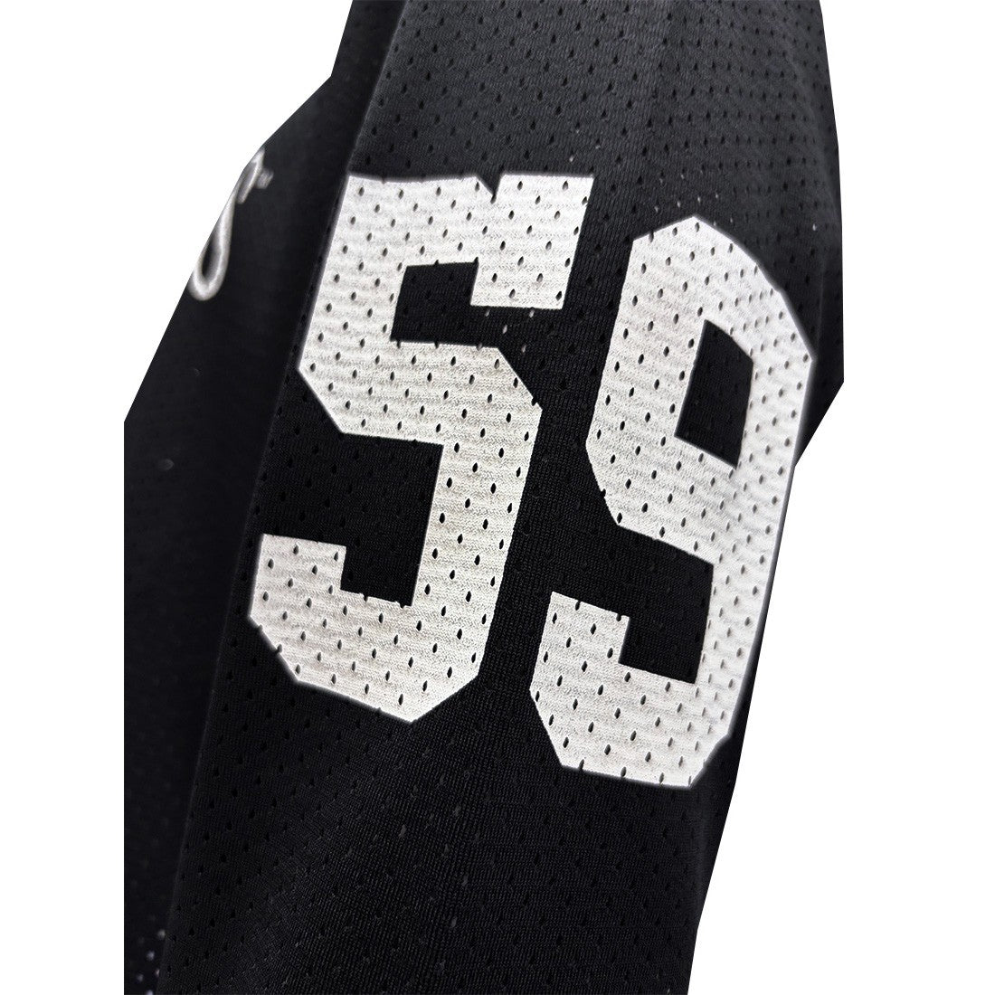 Guinness Harp Long Sleeve Mesh Top in Black