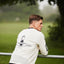Guinness Harp Mesh Long Sleeve Top in Cream