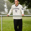 Guinness Harp Mesh Long Sleeve Top in Cream