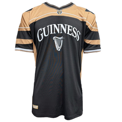 Guinness American Football Top in Black & Gold