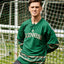 Guinness Toucan Mesh Long Sleeve Top in Green & Gold