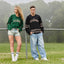 Guinness Toucan Mesh Long Sleeve Top in Green & Gold
