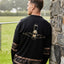 Guinness Toucan Mesh Long Sleeve Top in Black & Gold