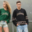 Guinness Toucan Mesh Long Sleeve Top in Black & Gold