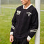 Guinness “American Football” Long-Sleeve Top in Black & Cream