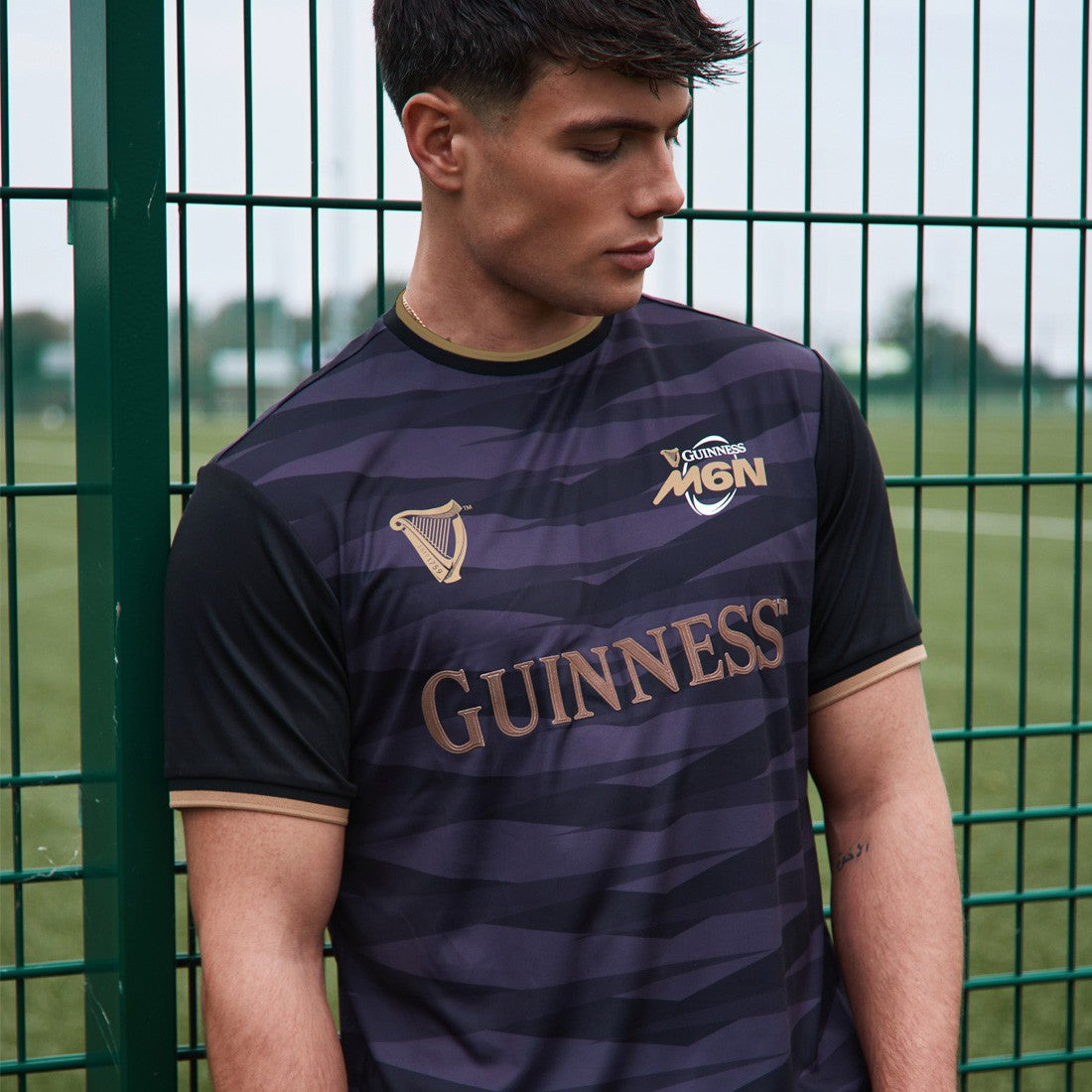 Guinness “Six Nations Performance” Jersey in Black & Gold