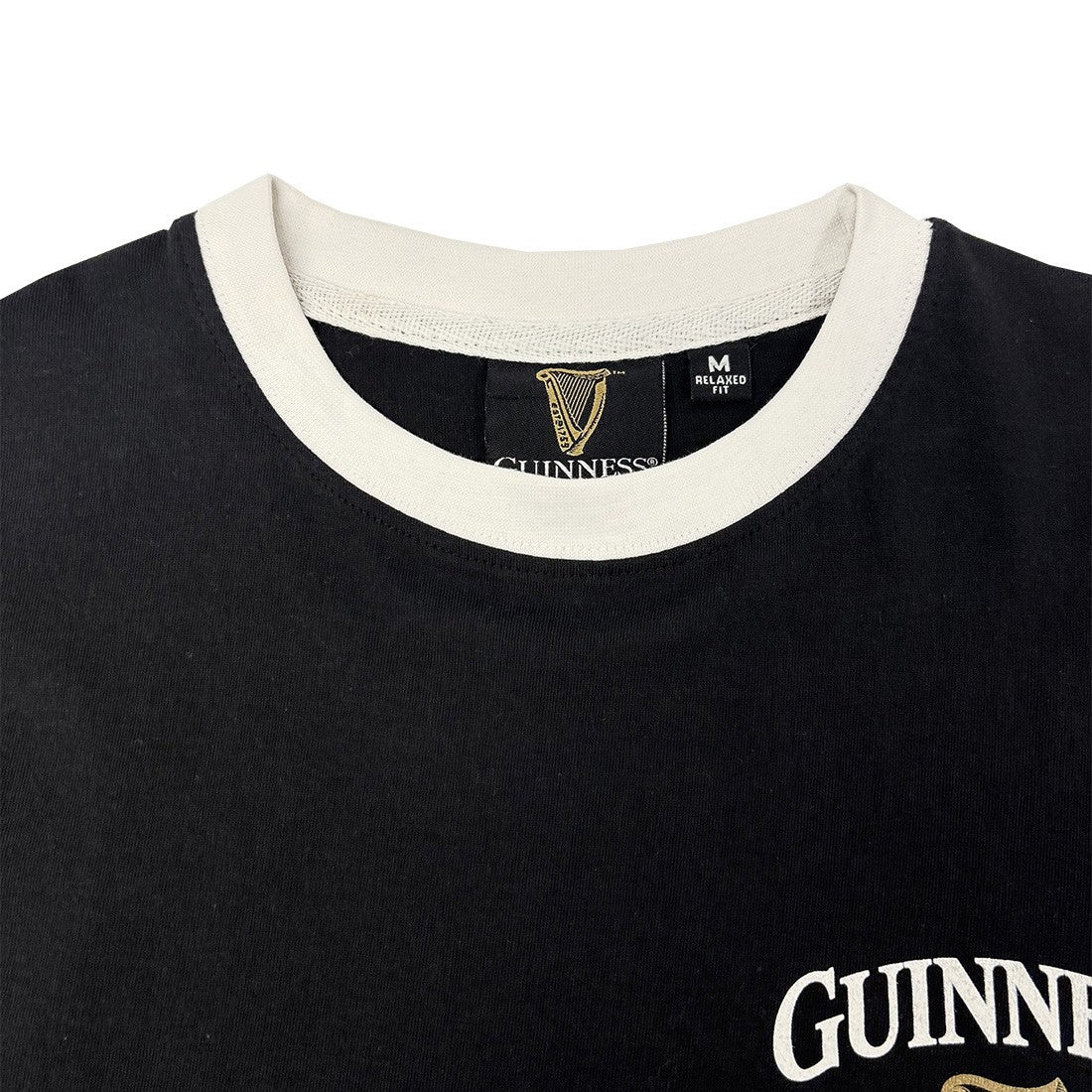 Guinness “Game Time” Ringer T-shirt in Black & White