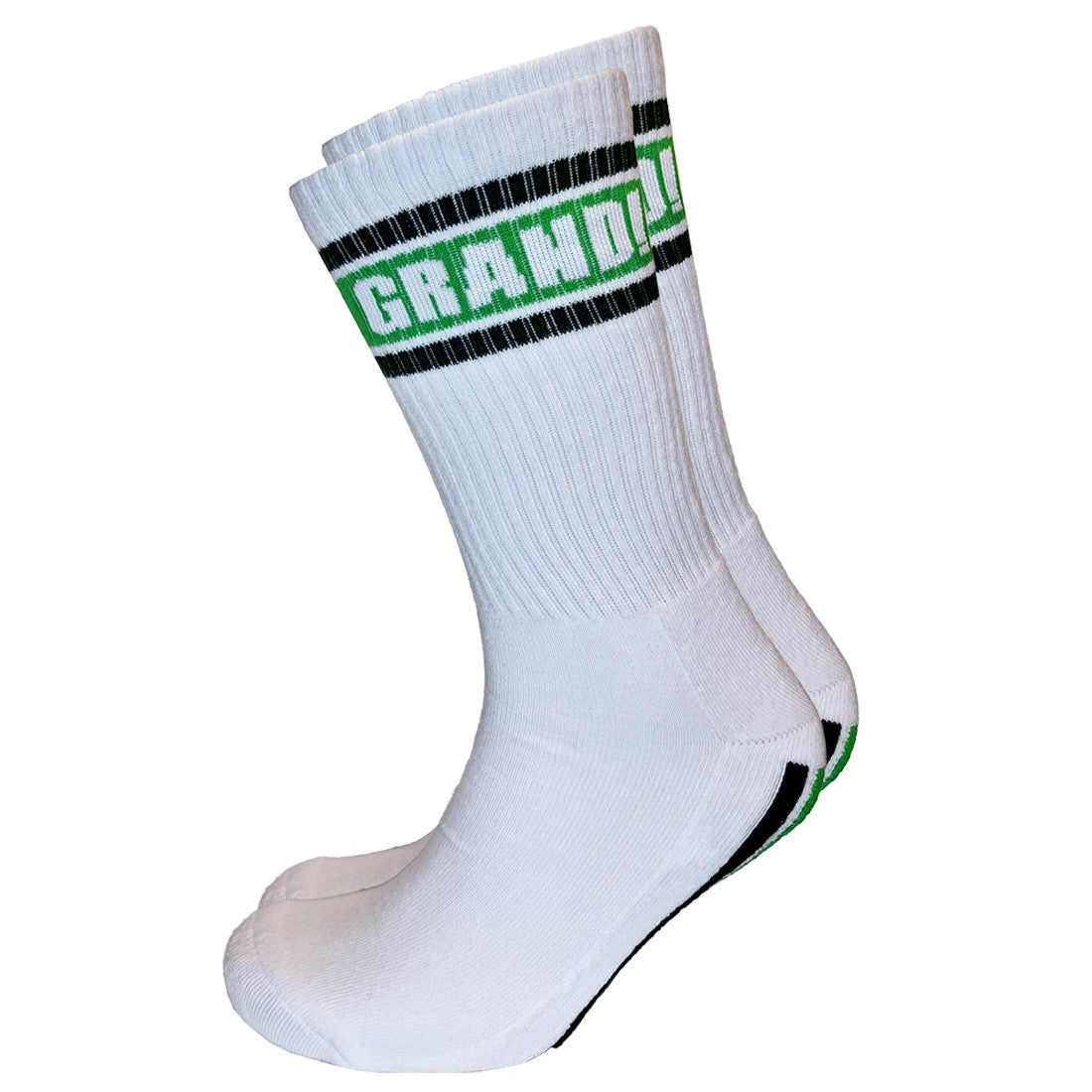 Ireland Grand Sports Adults Socks in White & Green