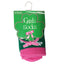 Green and pink Overall Shamrock Kids socks