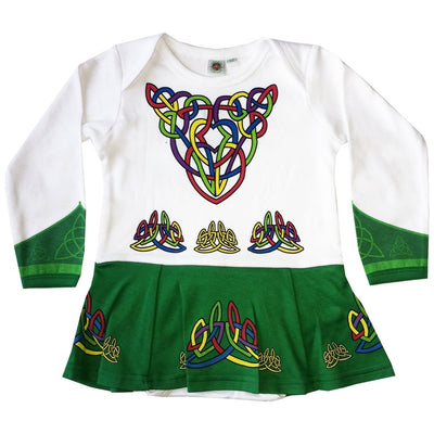 Green Irish Dancer Dress Baby Vest