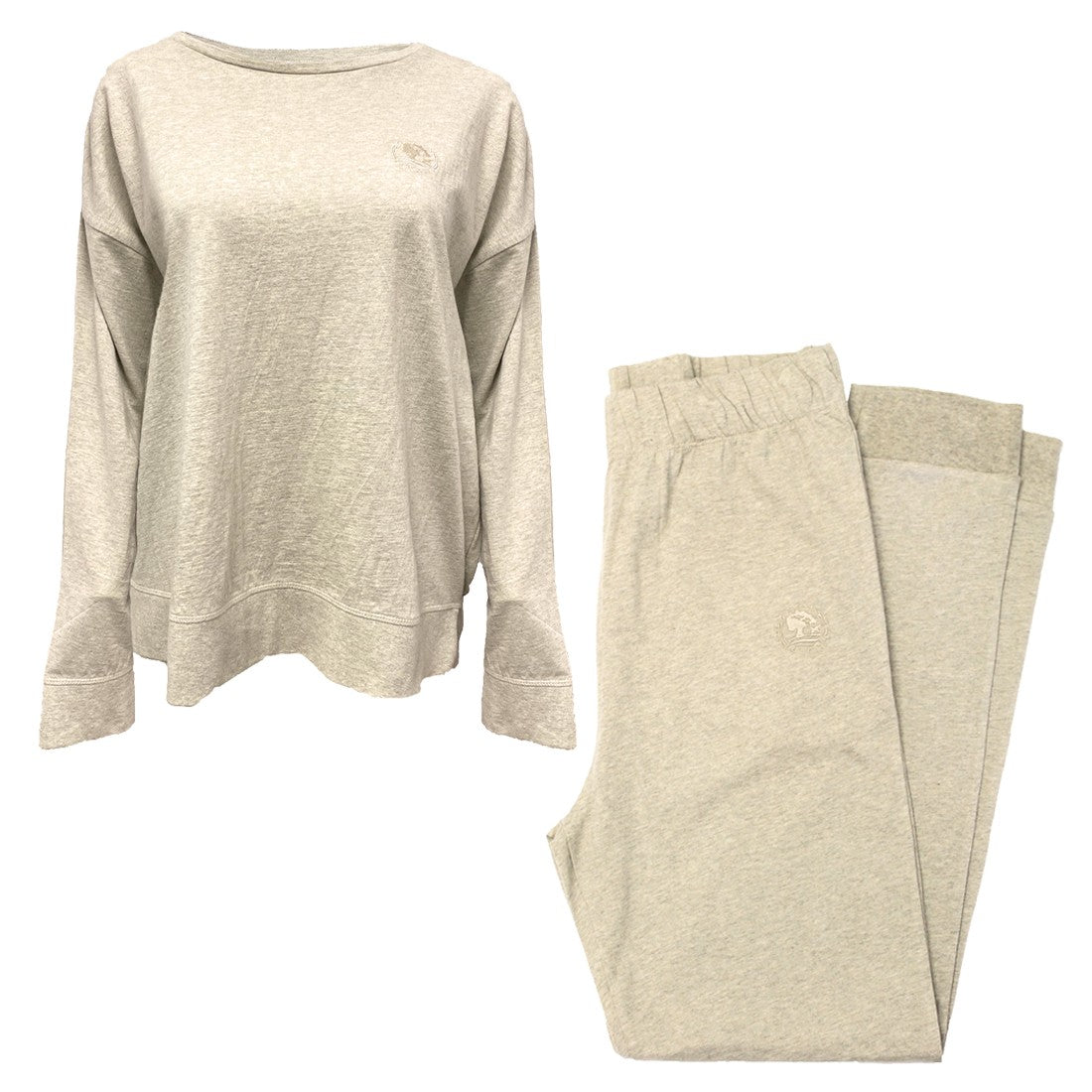 Green Island Unisex Loungewear Set in Oat
