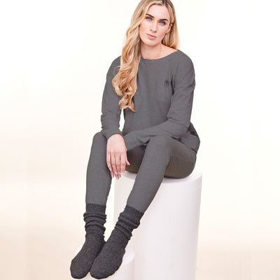 Green Island Unisex Loungewear Set in Char Green