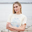 Green Island Light House Sketch Short-sleeve T in Cream