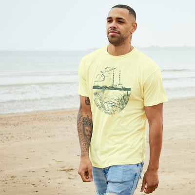 Green Island Poolbeg Sketch Short-sleeve T in Yellow
