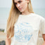 Green Island Light House Sketch Short-sleeve T in Cream