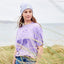 Green Island Lighthouse Sketch Short-sleeve T in Lilac