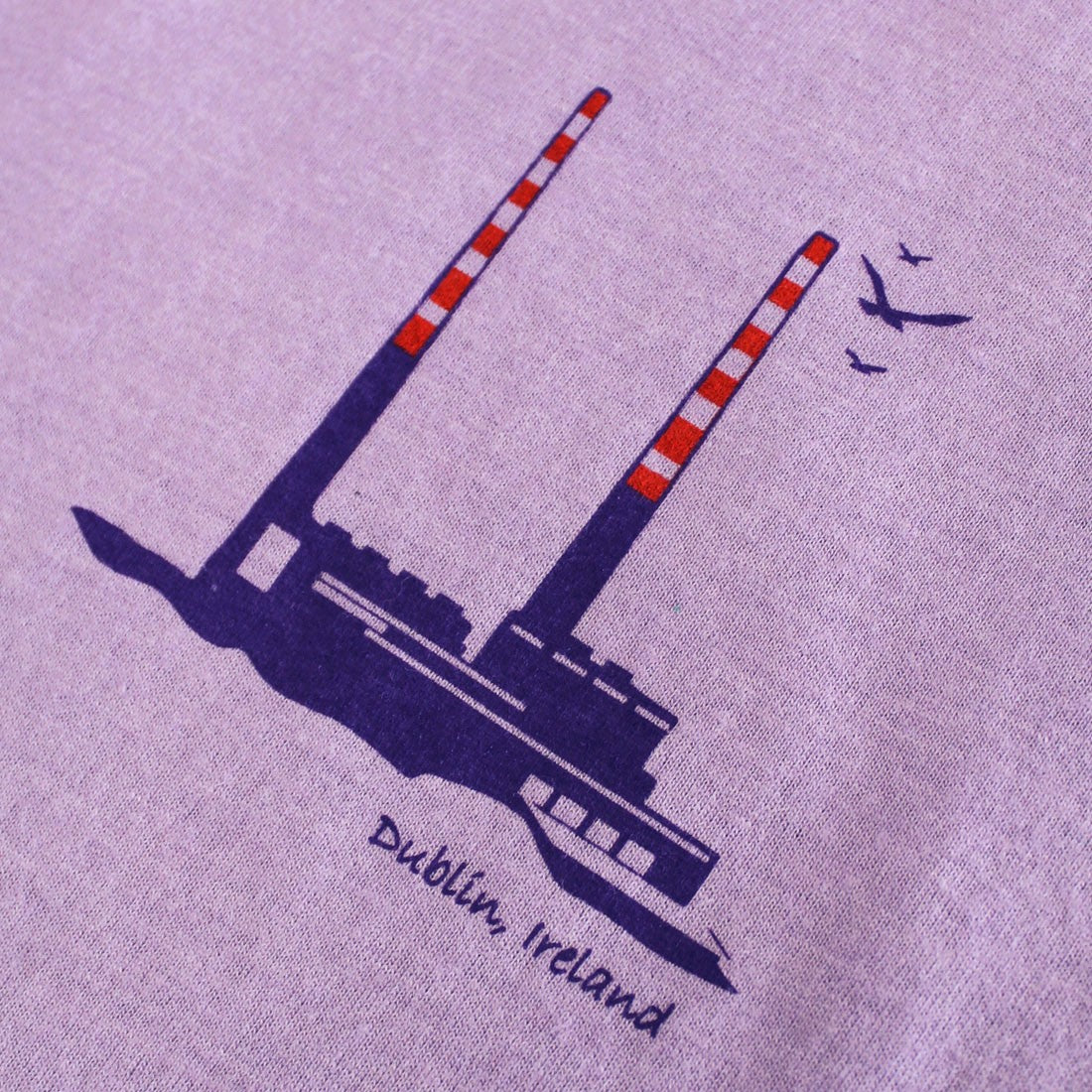Green Island Poolbeg Short-sleeve T in Lilac